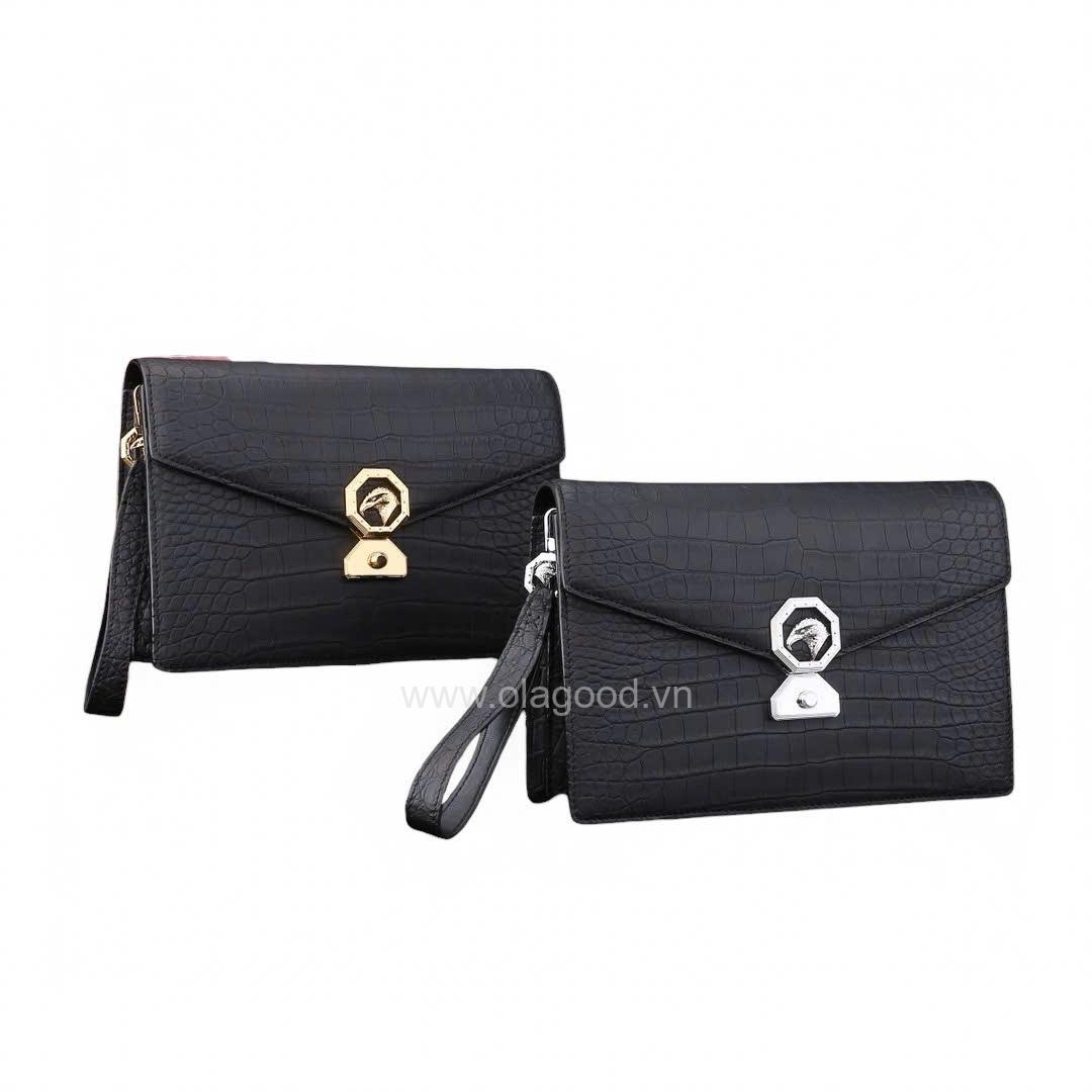 Clutch cầm tay nam da cá sấu Nile - CL013S - Hình ảnh 6