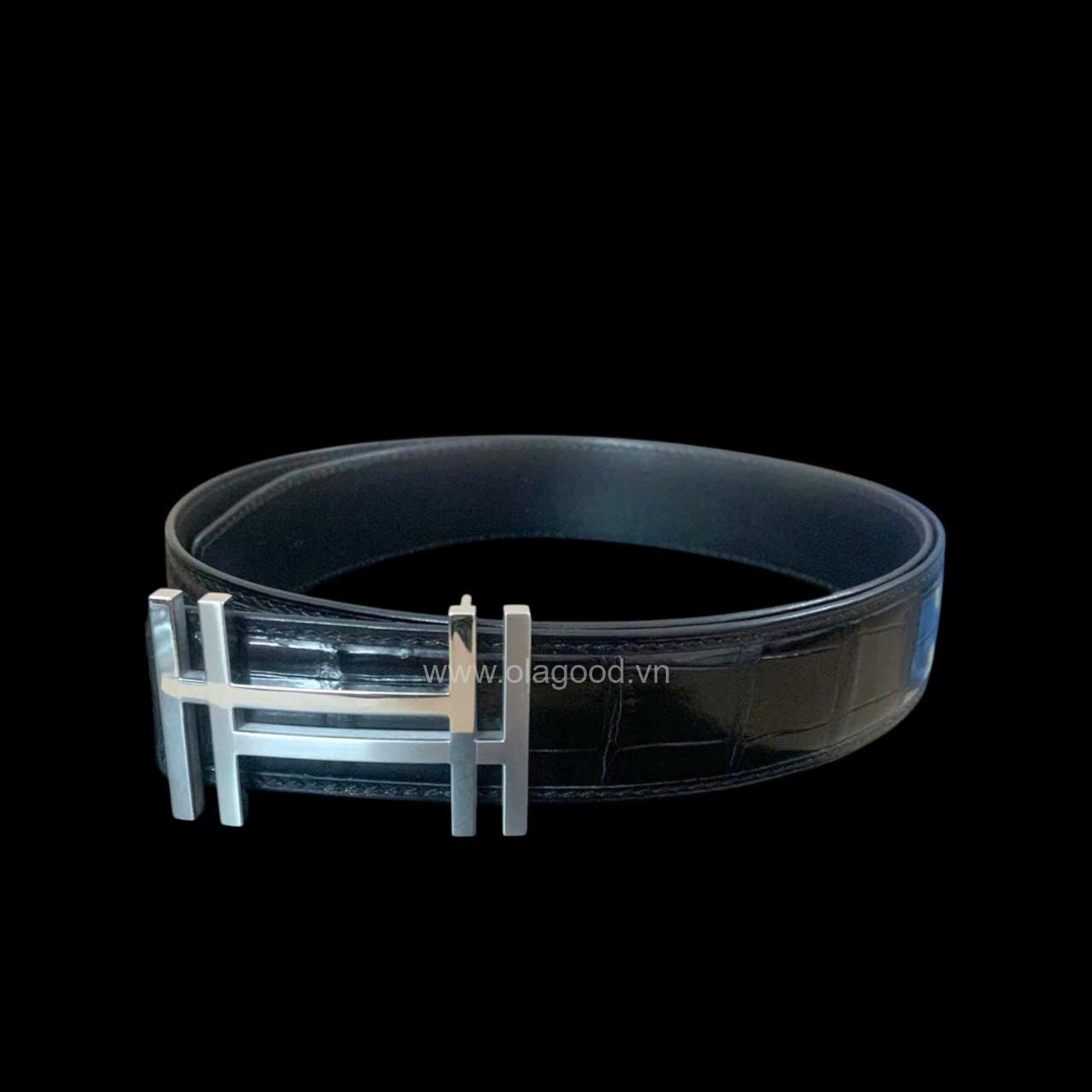 Dây nịt nam da cá sấu chính hãng - TLN0110S - Hình ảnh 5