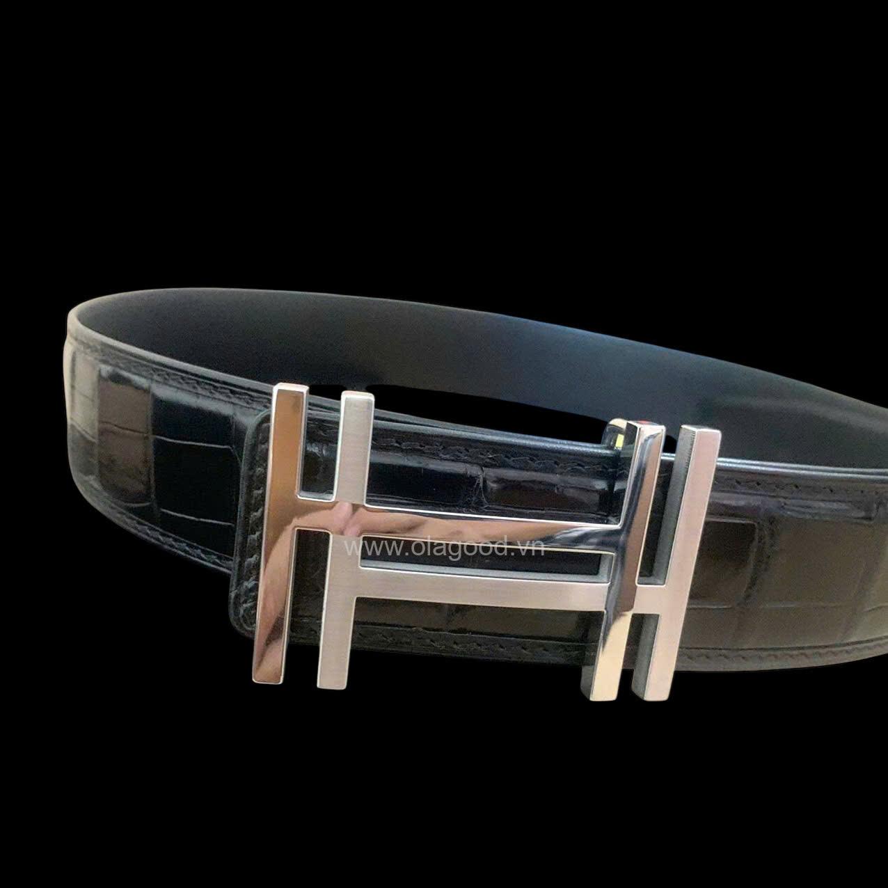 Dây nịt nam da cá sấu chính hãng - TLN0110S