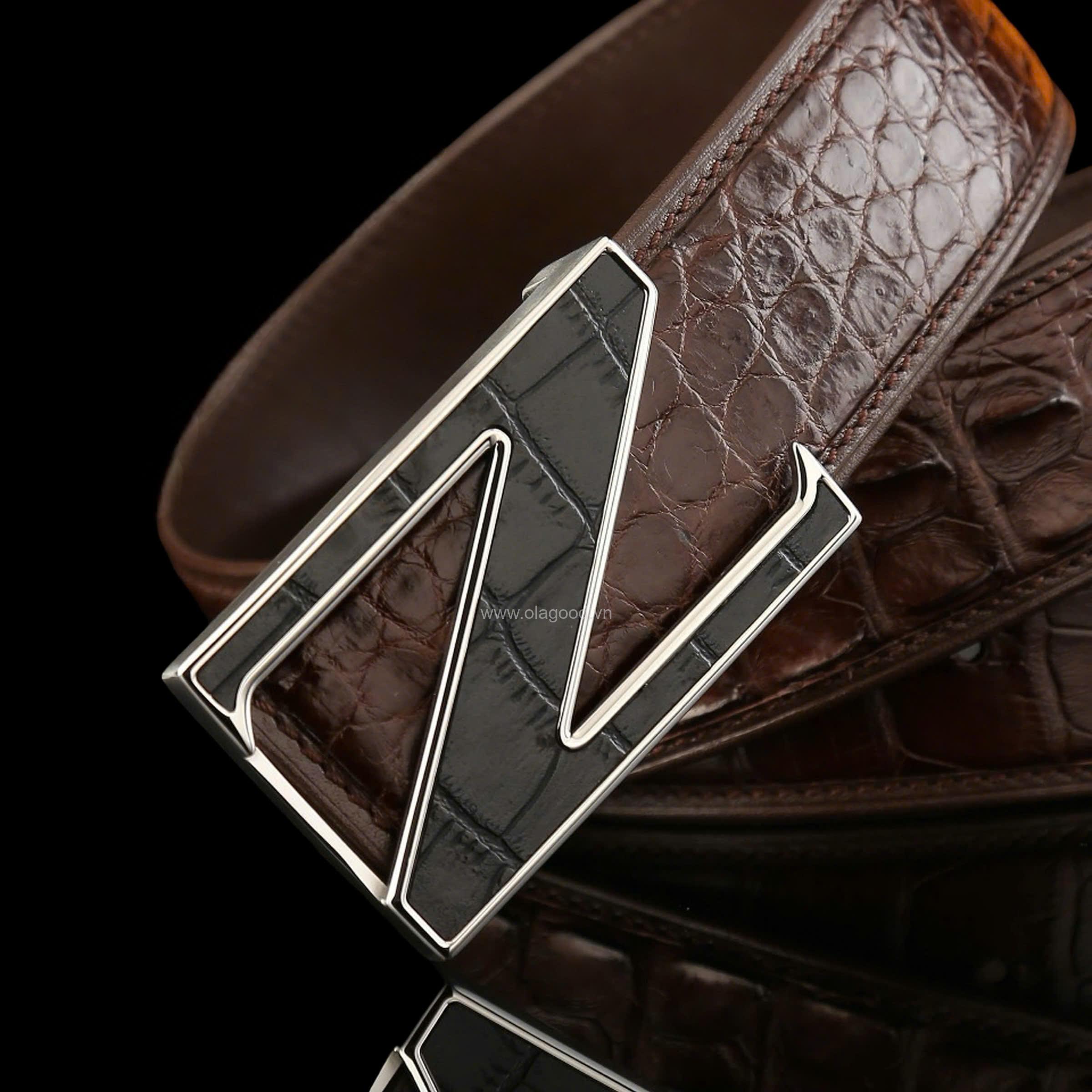 Thắt lưng nam da cá sấu - TLN0113S - Hình ảnh 11