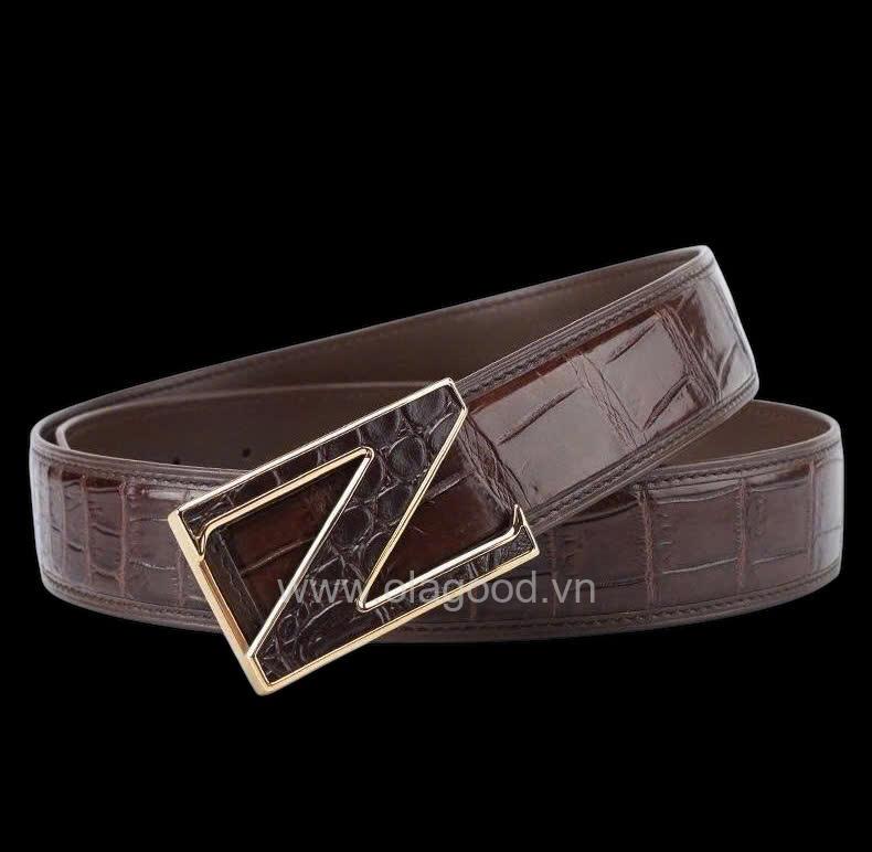 Thắt lưng nam da cá sấu - TLN0113S - Hình ảnh 3