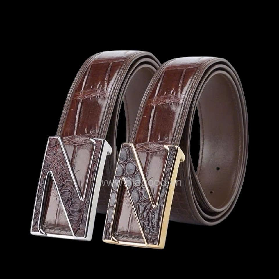 Thắt lưng nam da cá sấu - TLN0113S - Hình ảnh 4