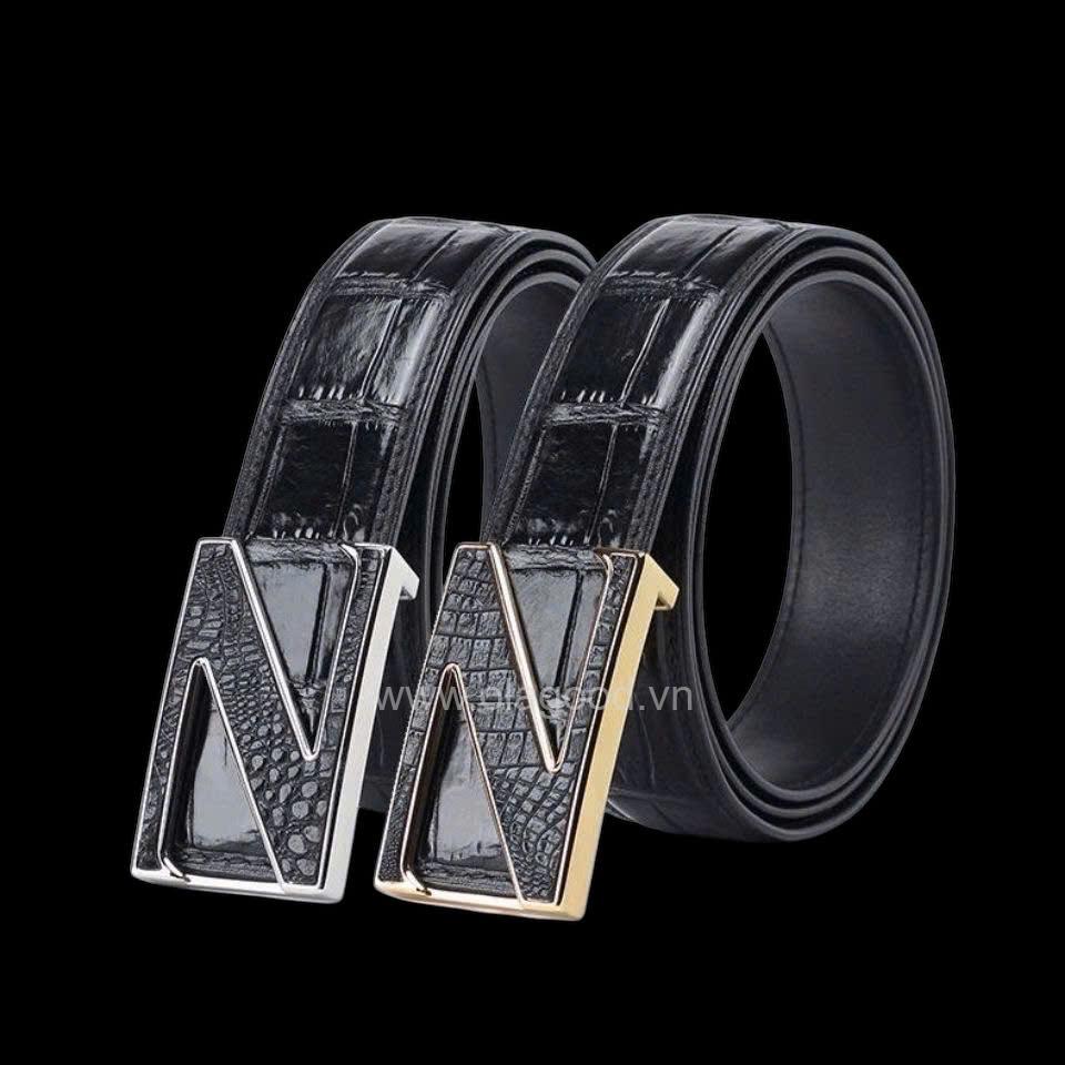 Thắt lưng nam da cá sấu - TLN0113S - Hình ảnh 5