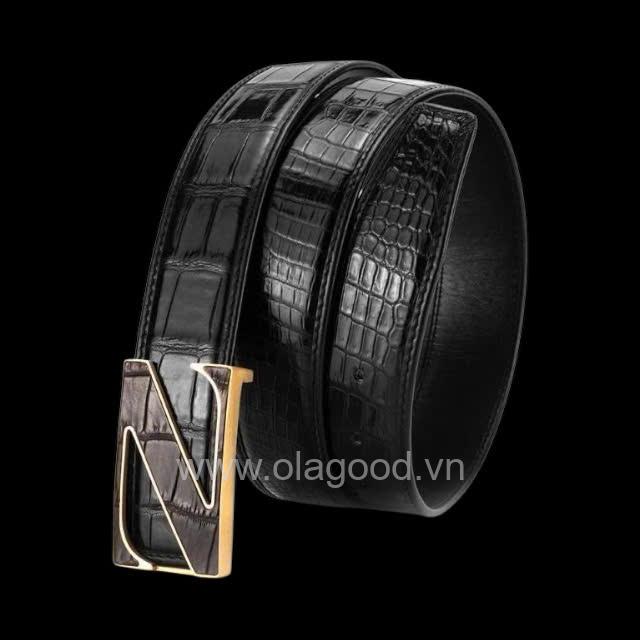 Thắt lưng nam da cá sấu - TLN0113S - Hình ảnh 9