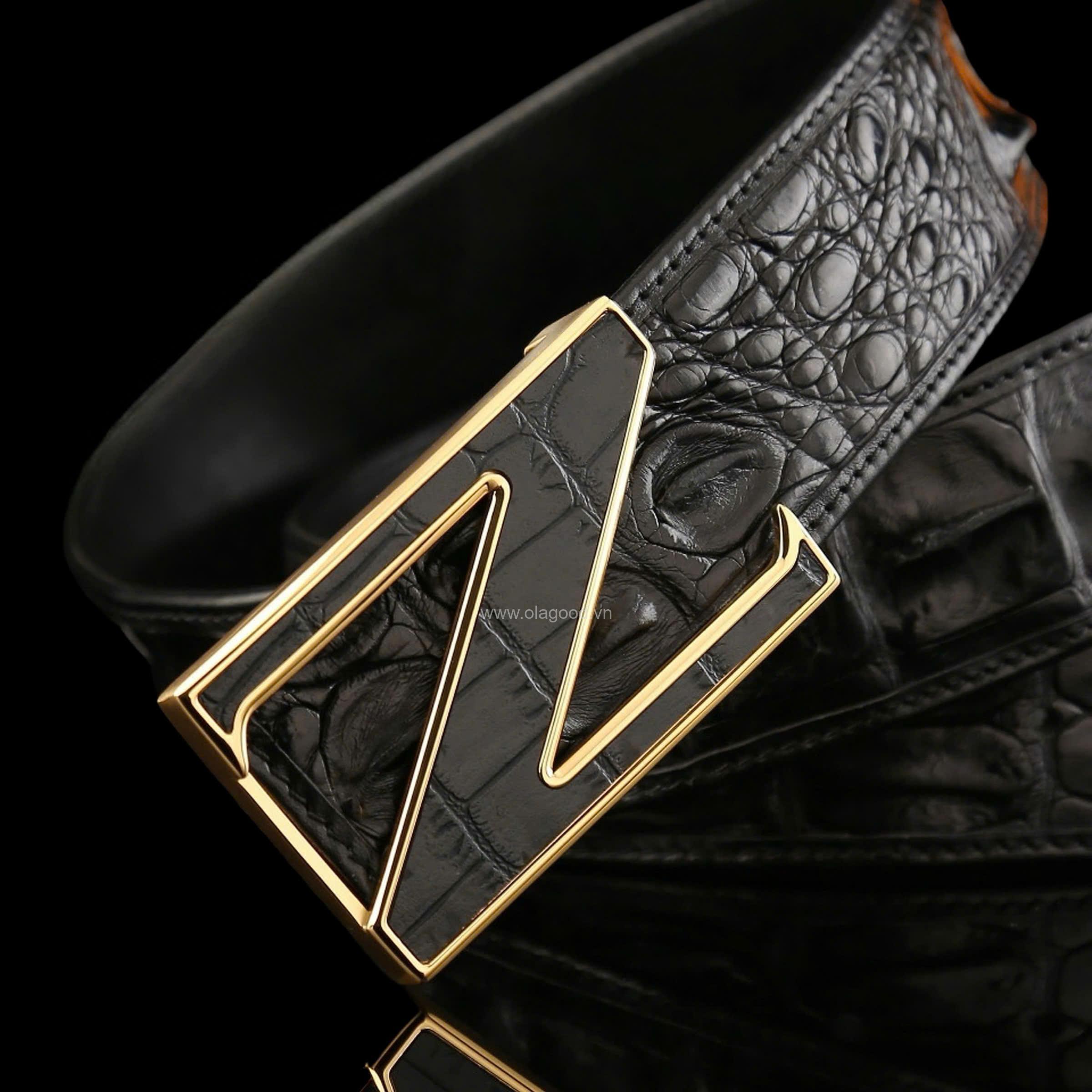 Thắt lưng nam da cá sấu - TLN0113S - Hình ảnh 10