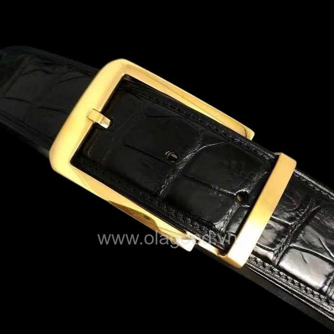 Thắt lưng da cá sấu nam cao cấp sang trọng - TLN014S - Hình ảnh 8