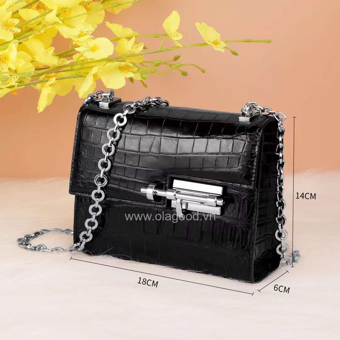Túi nữ da cá sấu thật - TXN0251S - Hình ảnh 2