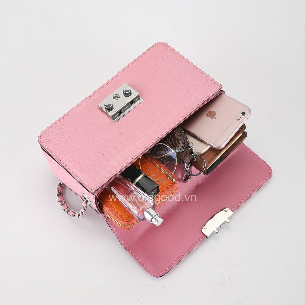 Túi da cá sấu nữ chính hãng - TXN0252S - Hình ảnh 17
