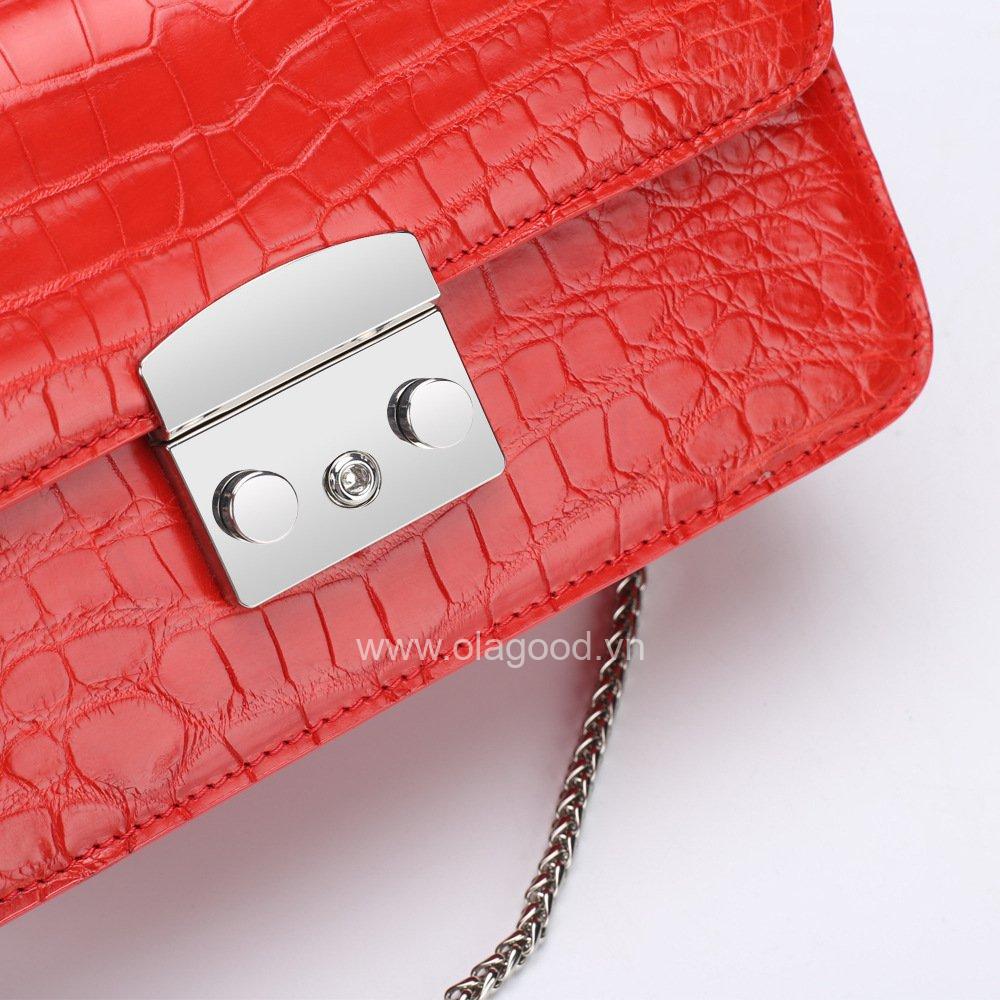 Túi da cá sấu nữ chính hãng - TXN0252S - Hình ảnh 15