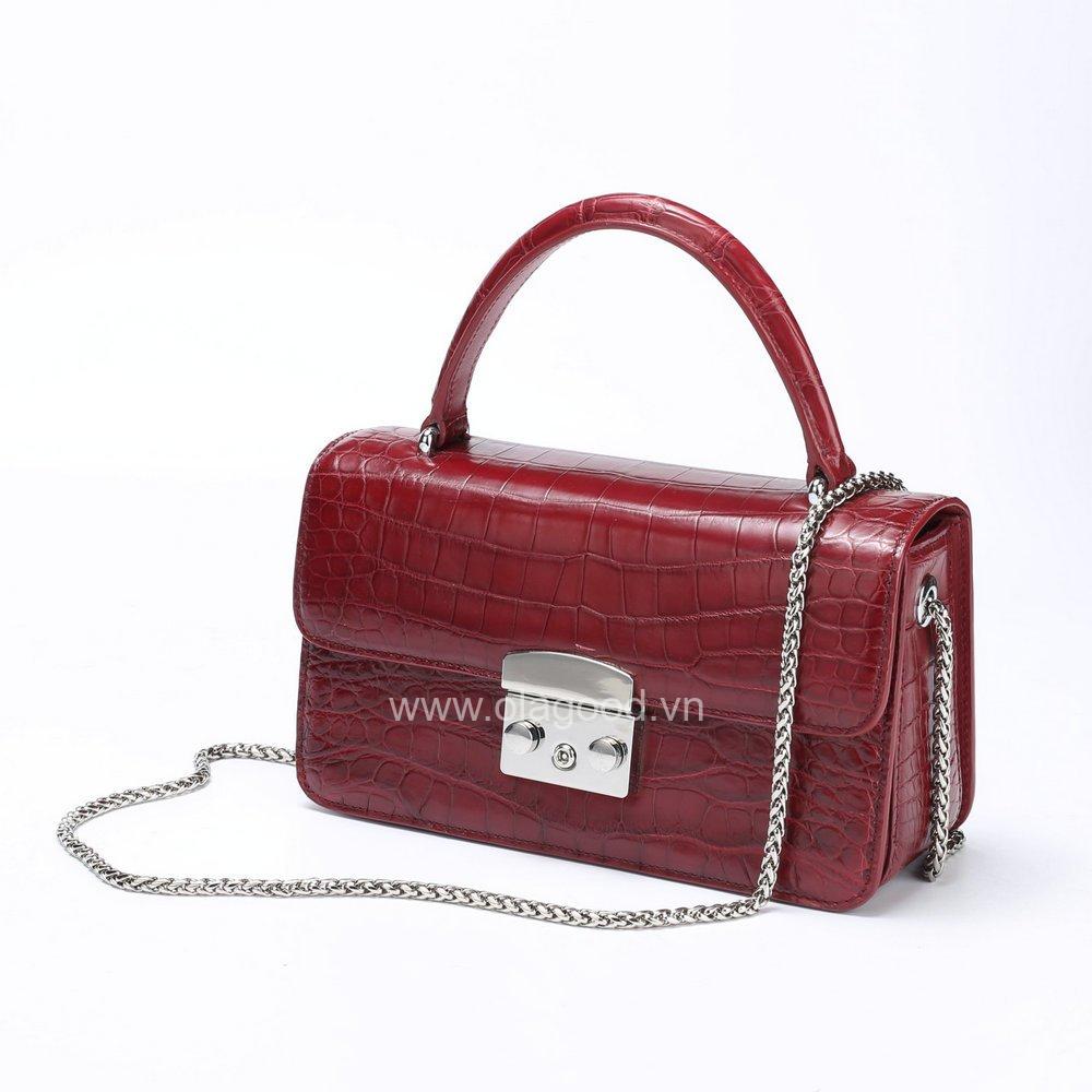 Túi da cá sấu nữ chính hãng - TXN0252S - Hình ảnh 3