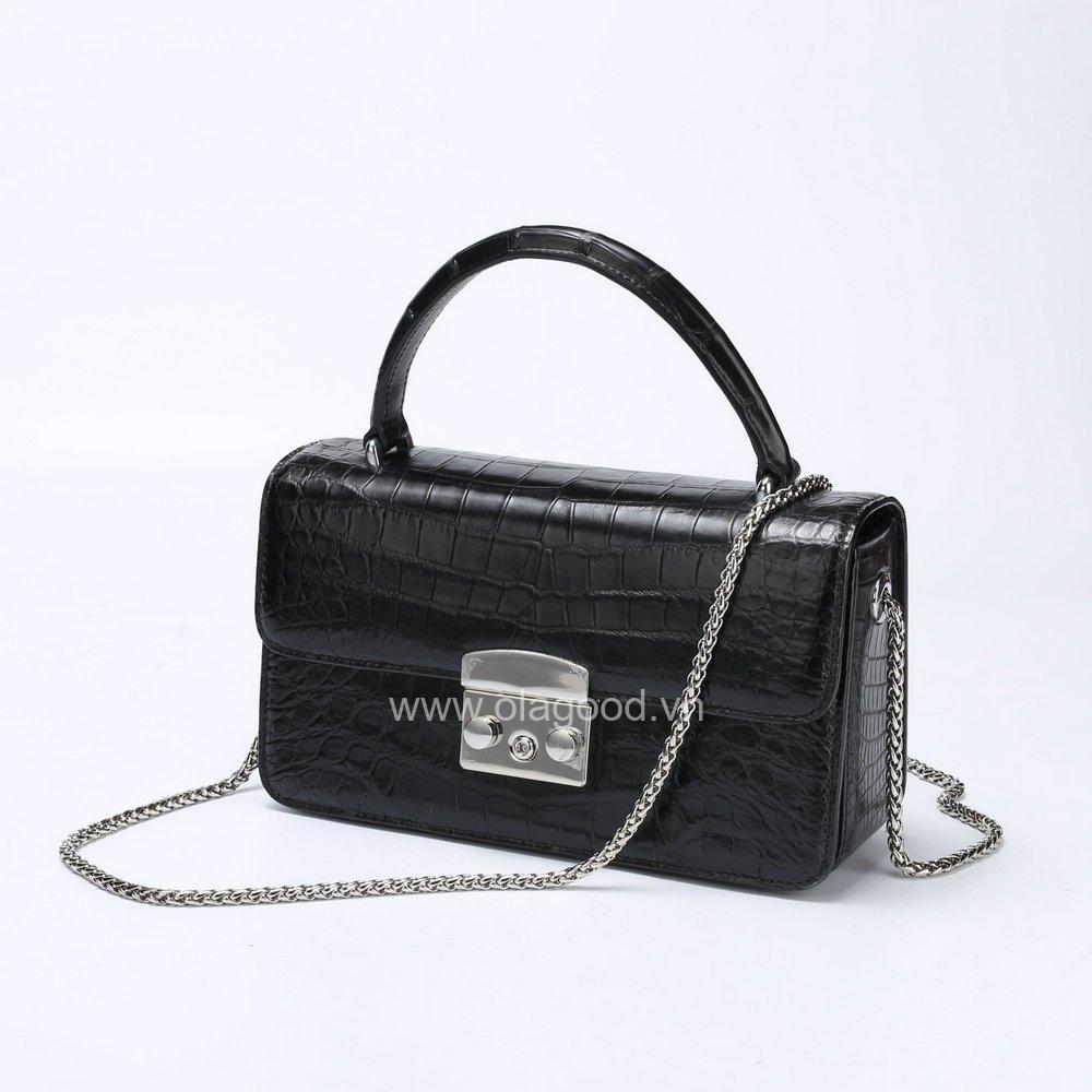 Túi da cá sấu nữ chính hãng - TXN0252S - Hình ảnh 4