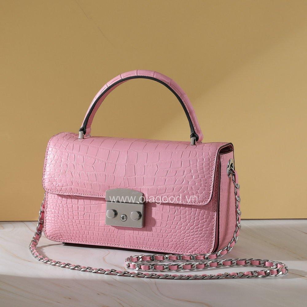 Túi da cá sấu nữ chính hãng - TXN0252S - Hình ảnh 5