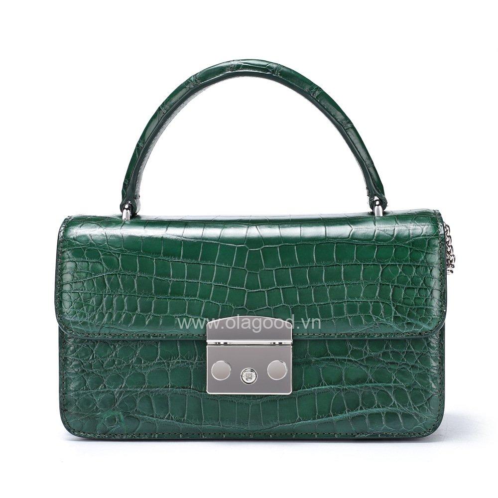 Túi da cá sấu nữ chính hãng - TXN0252S - Hình ảnh 6