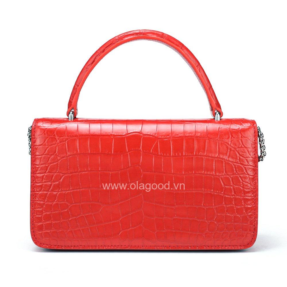Túi da cá sấu nữ chính hãng - TXN0252S - Hình ảnh 9