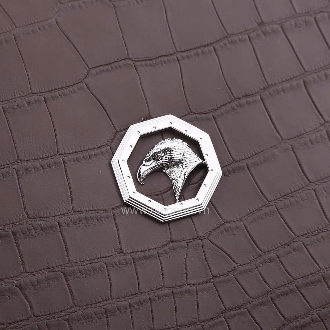 Ví cầm tay da cá sấu Nile - CL014S - Hình ảnh 11