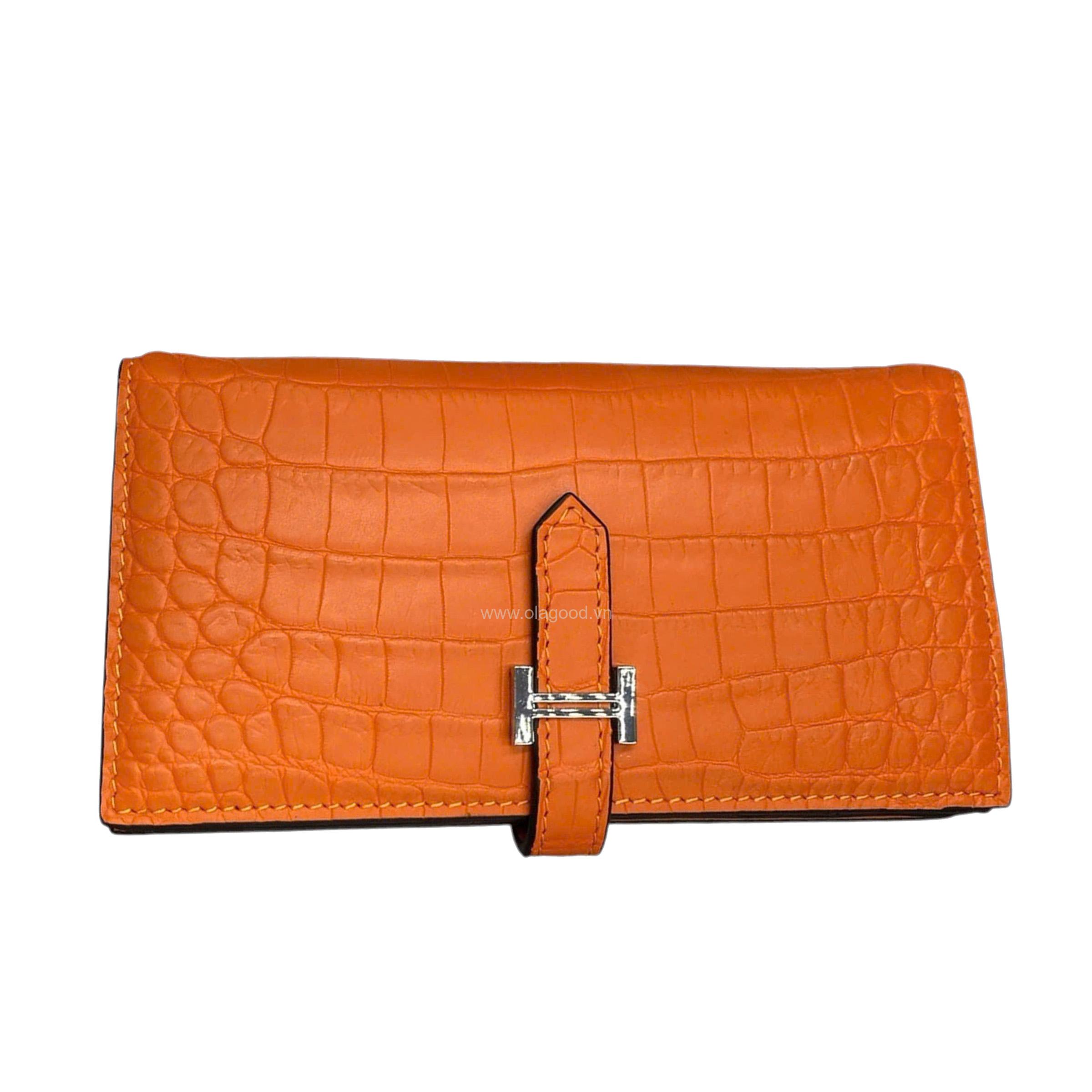 Ví nữ dài da cá sấu - VND021S - Hình ảnh 9