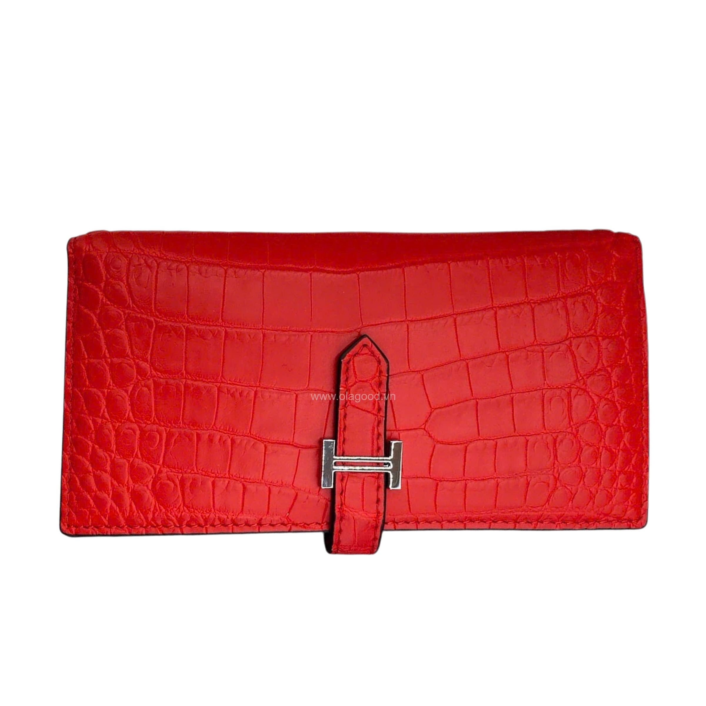 Ví nữ dài da cá sấu - VND021S - Hình ảnh 6