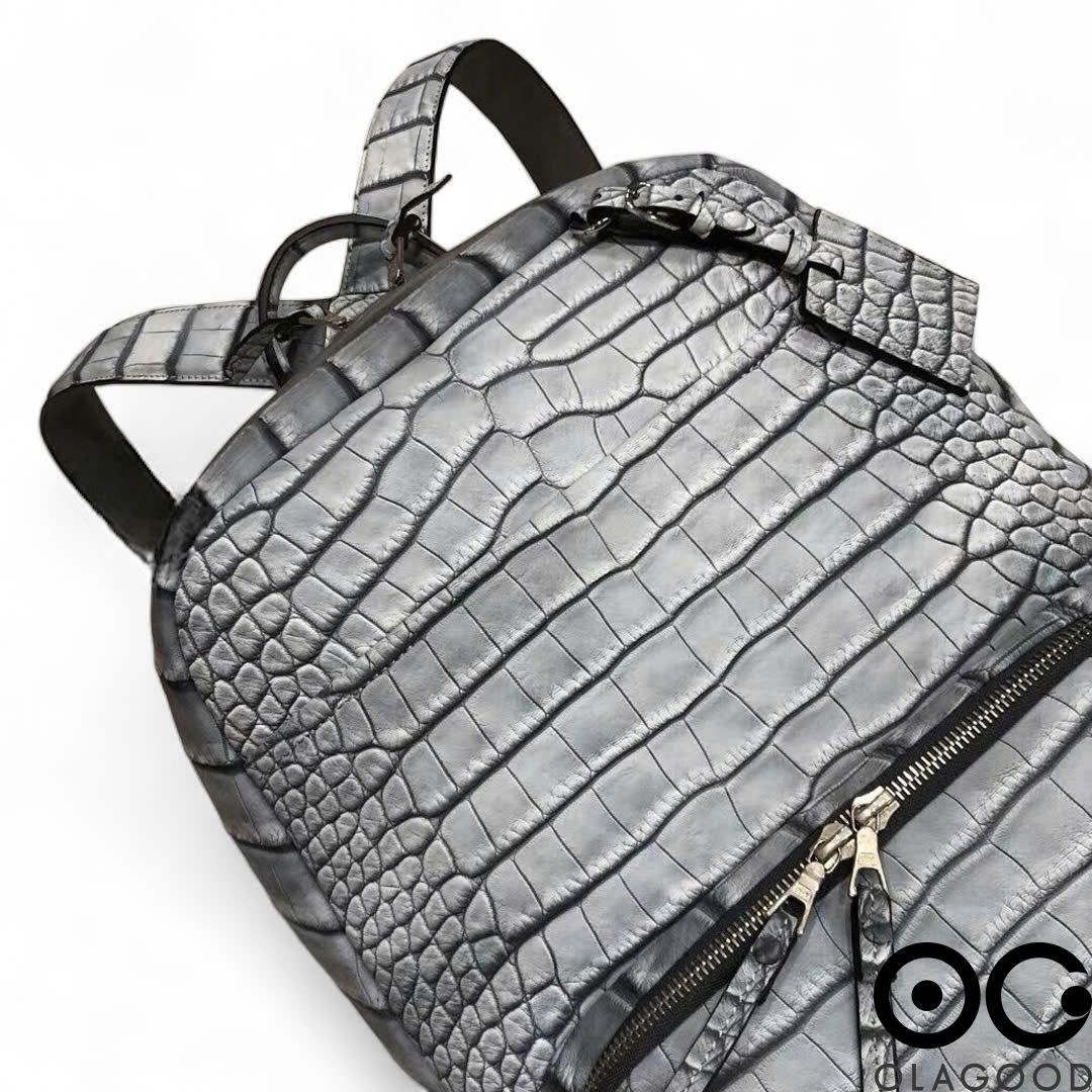 Balo nam da cá sấu Mỹ - BLN013S - Hình ảnh 4