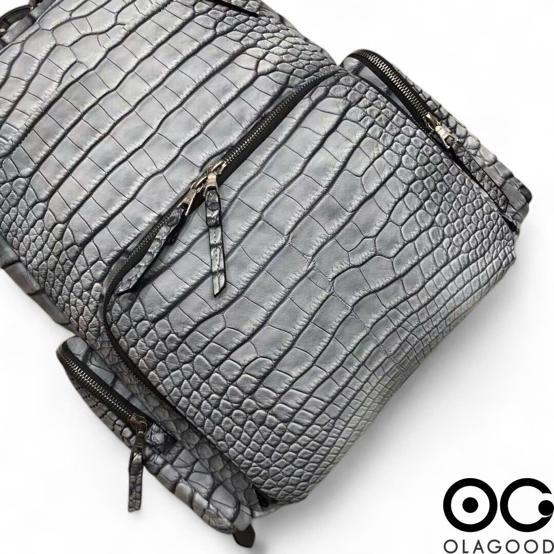 Balo nam da cá sấu Mỹ - BLN013S - Hình ảnh 5