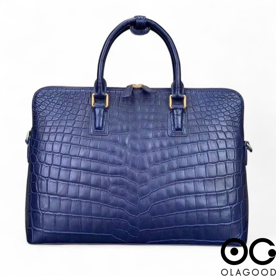 Cặp laptop nam da cá sấu - CLT017S