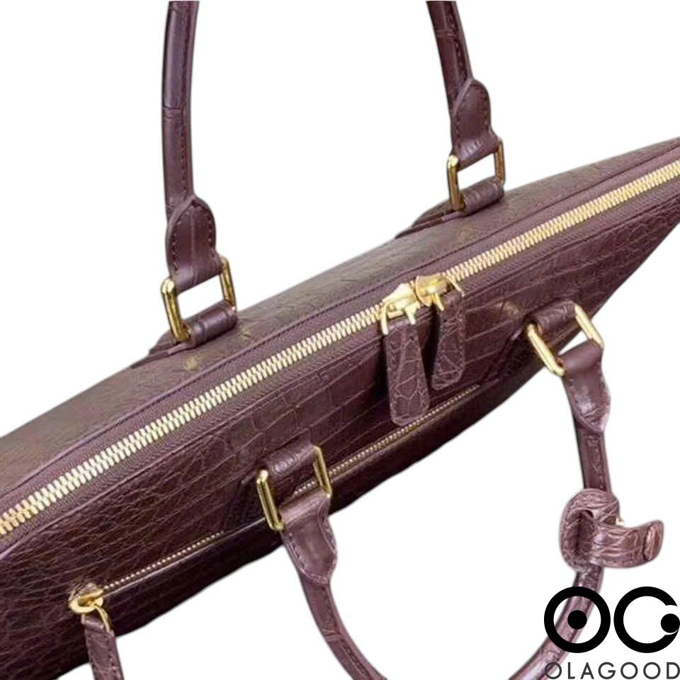 Cặp laptop nam da cá sấu - CLT017S - Hình ảnh 12