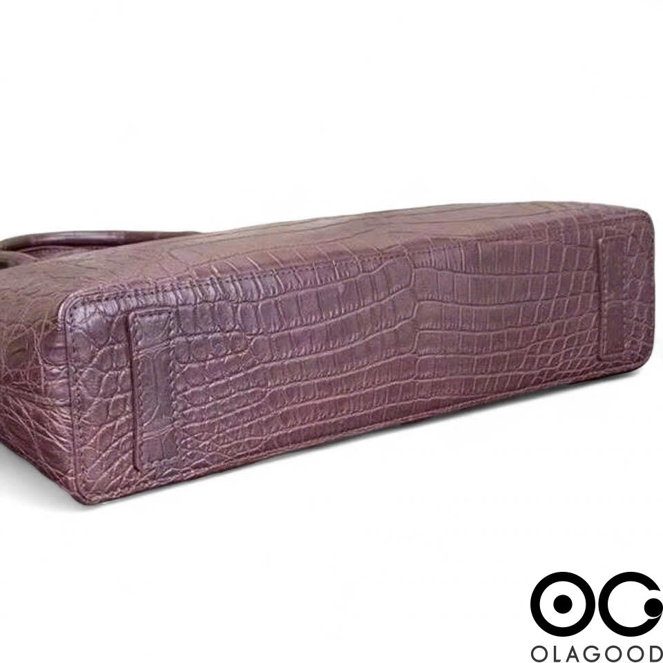 Cặp laptop nam da cá sấu - CLT017S - Hình ảnh 13