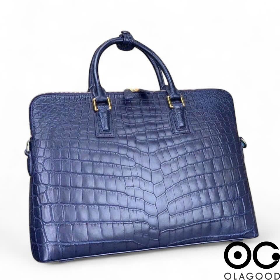 Cặp laptop nam da cá sấu - CLT017S - Hình ảnh 4