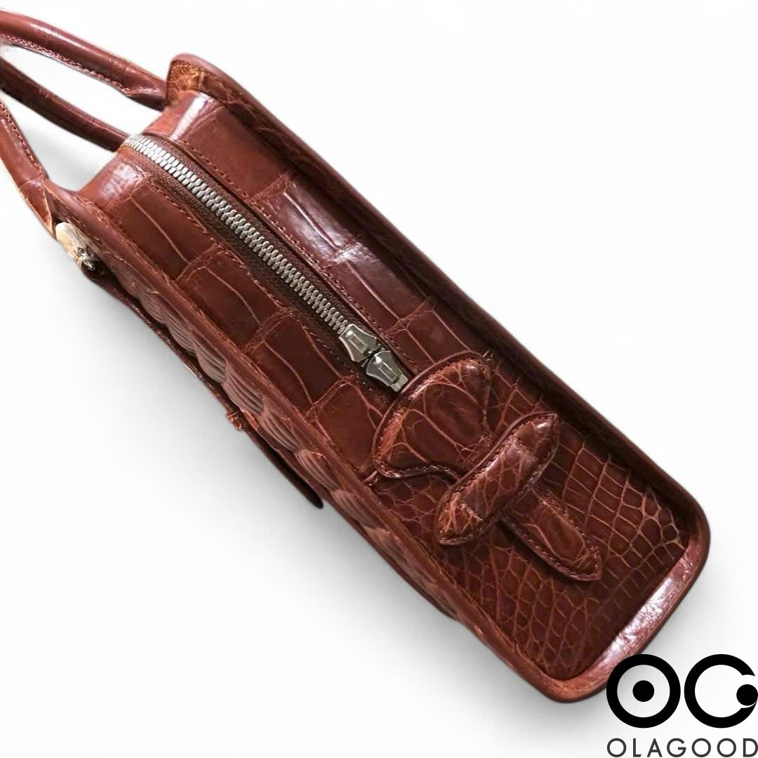 Cặp laptop da cá sấu hàng cao cấp - CLT016S - Hình ảnh 13