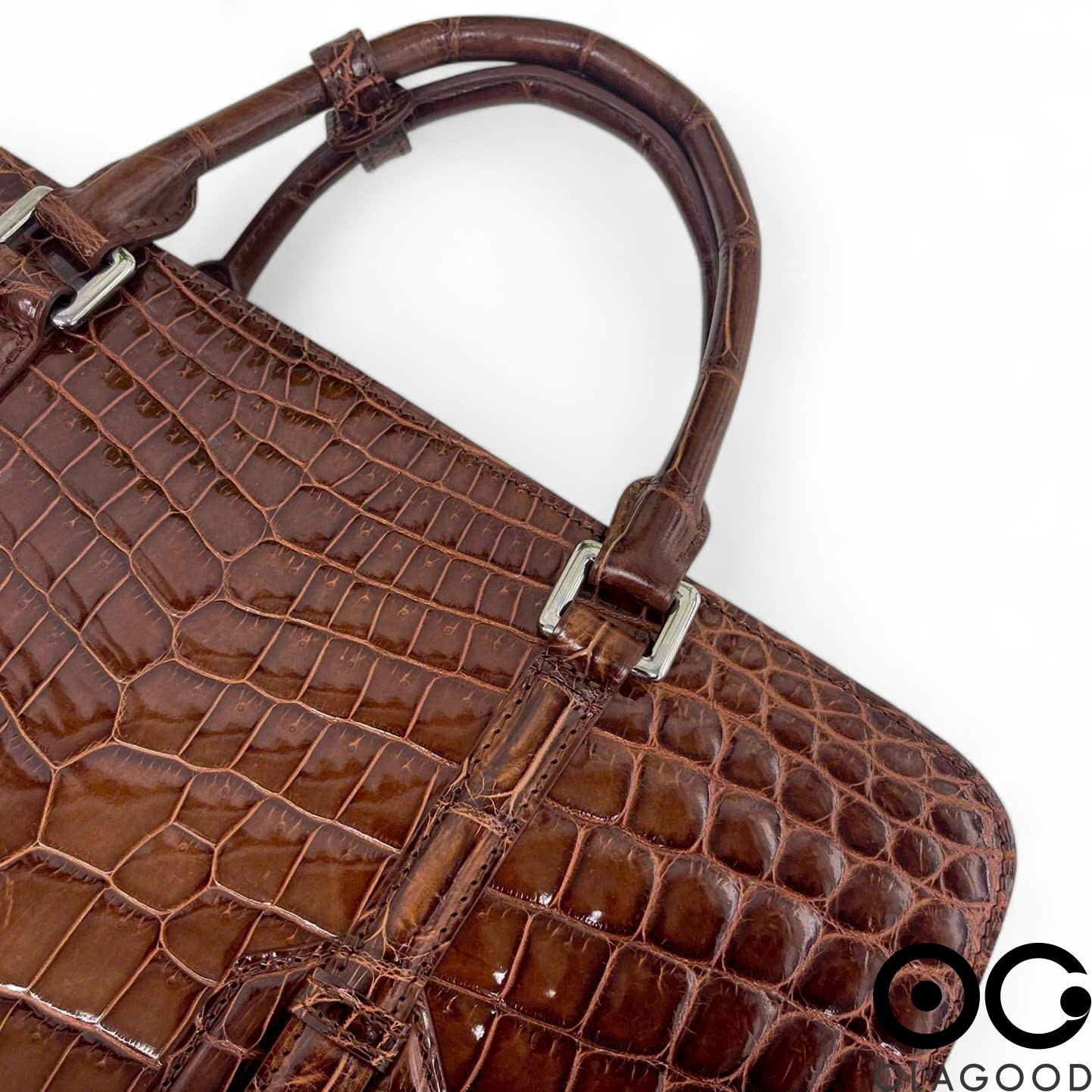 Cặp laptop da cá sấu hàng cao cấp - CLT016S - Hình ảnh 7