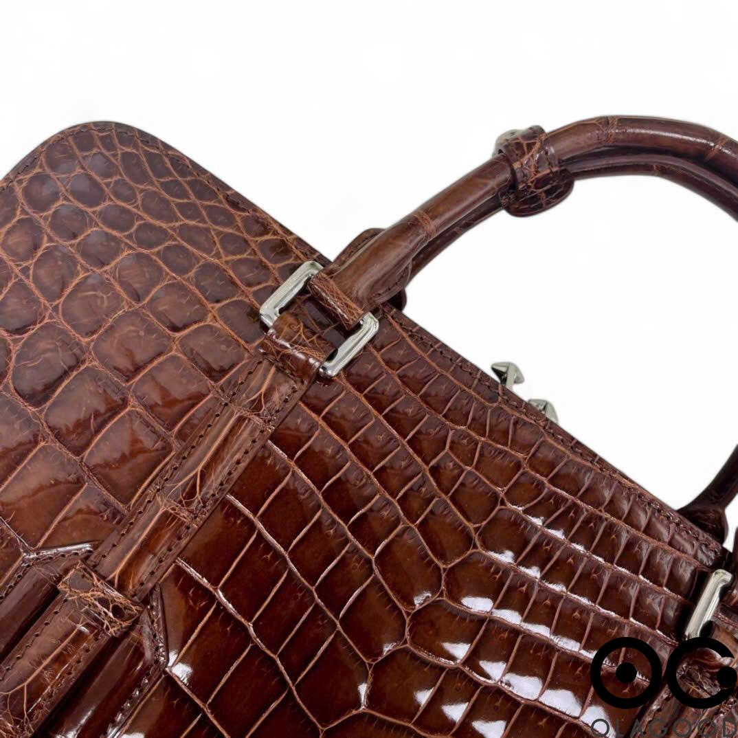 Cặp laptop da cá sấu hàng cao cấp - CLT016S - Hình ảnh 9