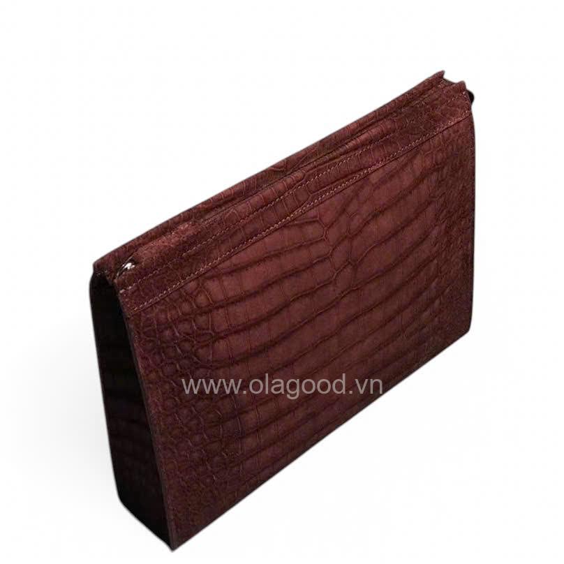 Clutch cầm tay da cá sấu - CL017S - Hình ảnh 11