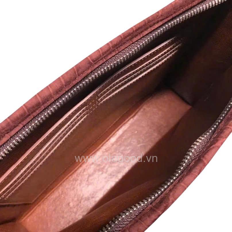 Clutch cầm tay da cá sấu - CL017S - Hình ảnh 14