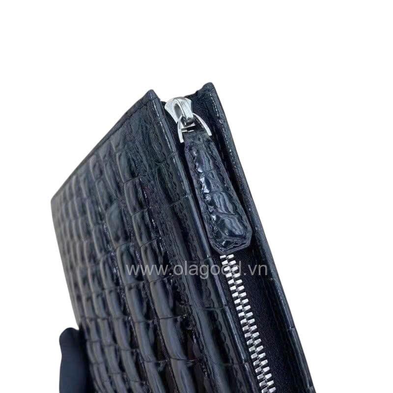 Clutch nam cá sấu Nile - CL015S - Hình ảnh 7