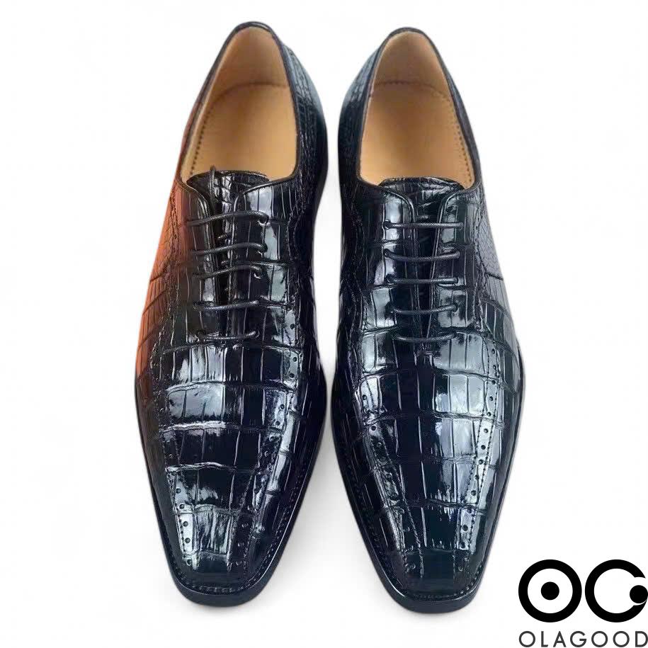Giày handmade da cá sấu - GTN0110S - Hình ảnh 4