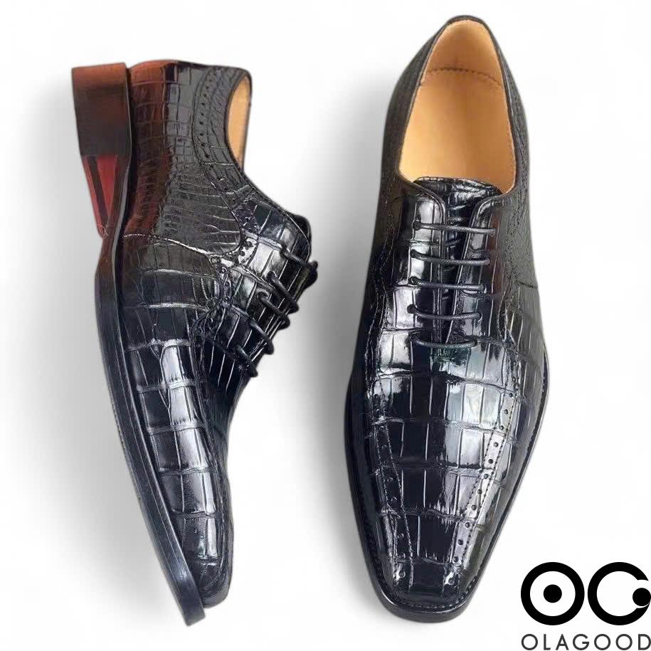 Giày handmade da cá sấu - GTN0110S - Hình ảnh 7