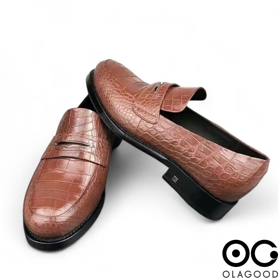 Giày lười da cá sấu nam - GL0112S - Hình ảnh 11