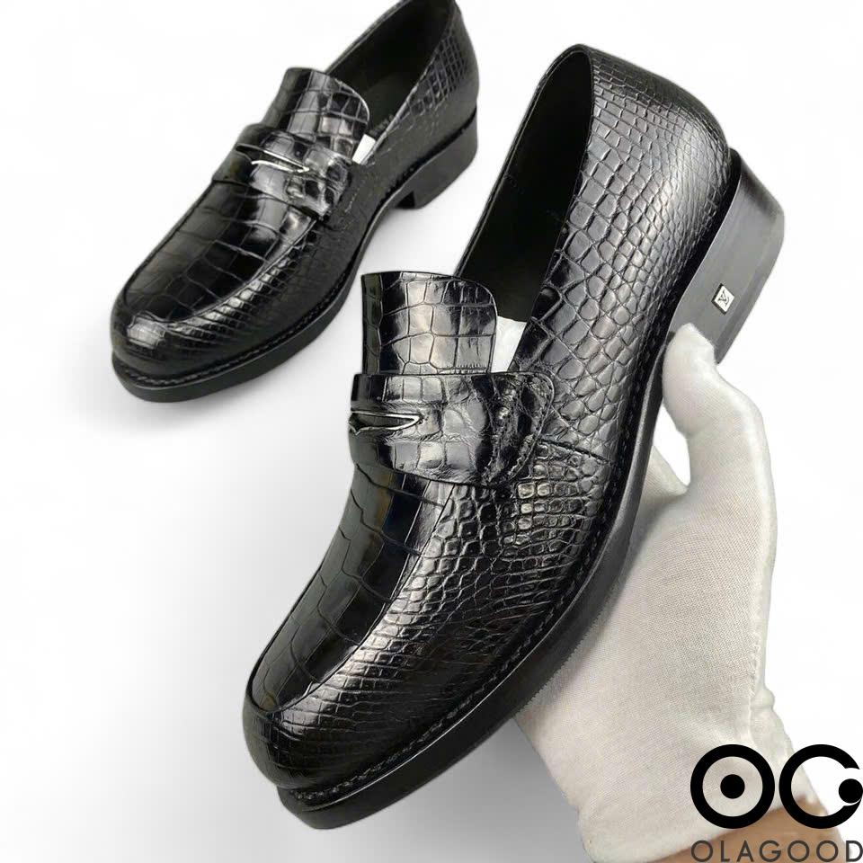 Giày lười da cá sấu nam - GL0112S - Hình ảnh 5