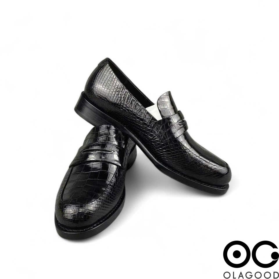Giày lười da cá sấu nam - GL0112S - Hình ảnh 3