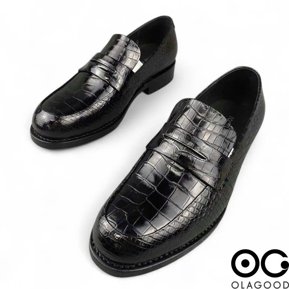 Giày lười da cá sấu nam - GL0112S