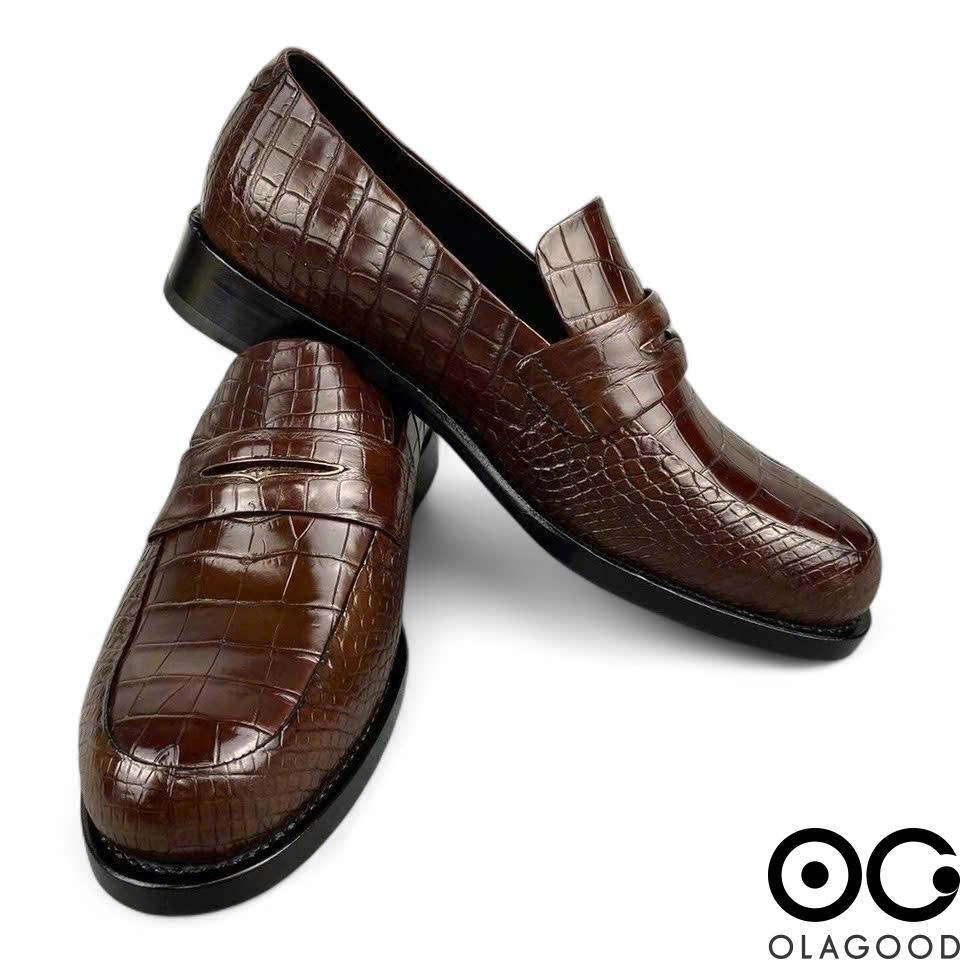 Giày lười da cá sấu nam - GL0112S - Hình ảnh 22
