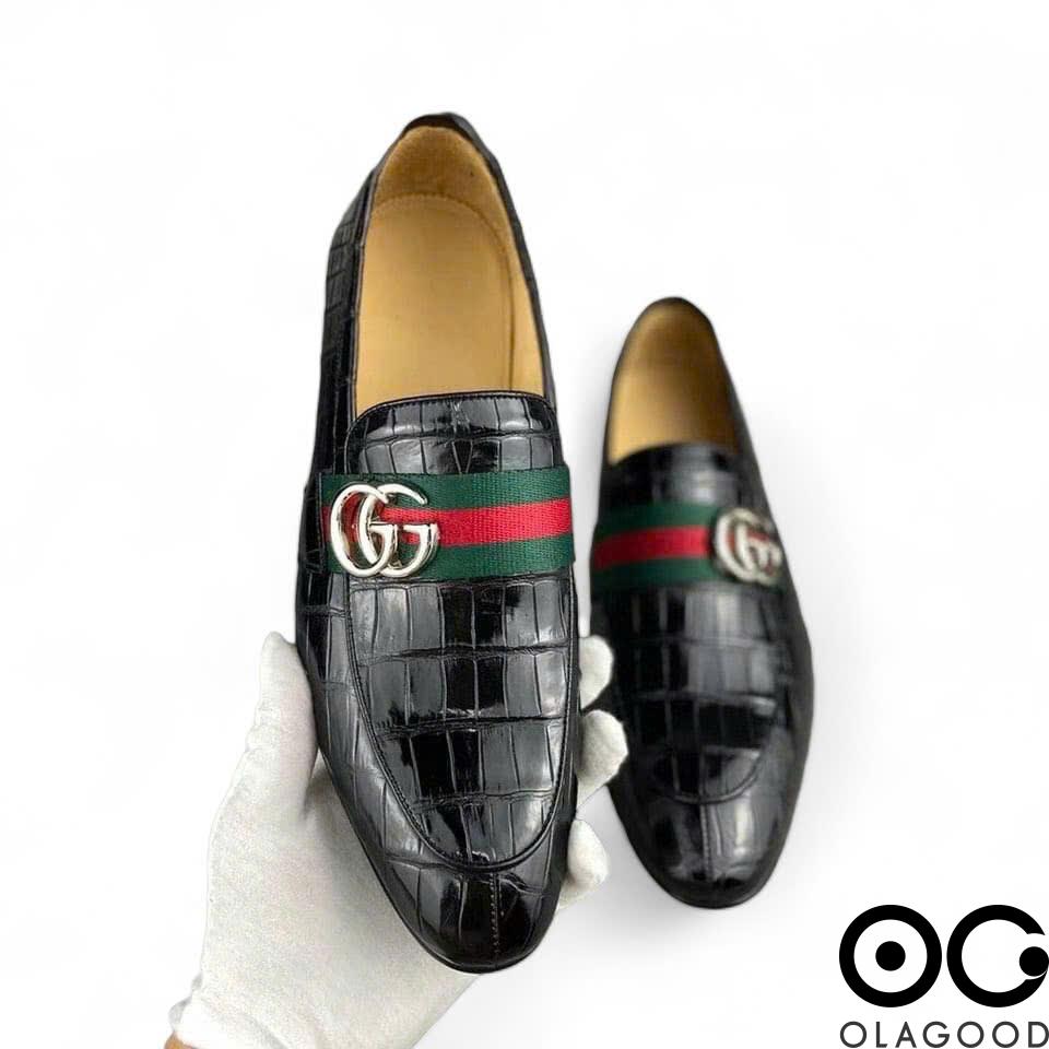 Giày nam loafer da cá sấu - GLK0110S - Hình ảnh 6