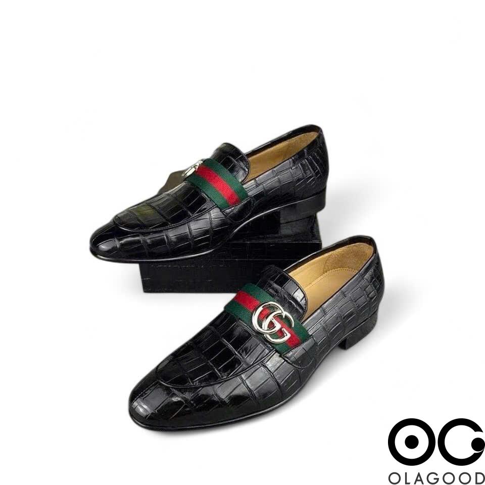 Giày nam loafer da cá sấu - GLK0110S