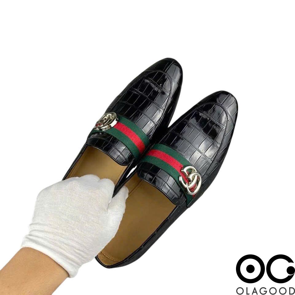 Giày nam loafer da cá sấu - GLK0110S - Hình ảnh 4