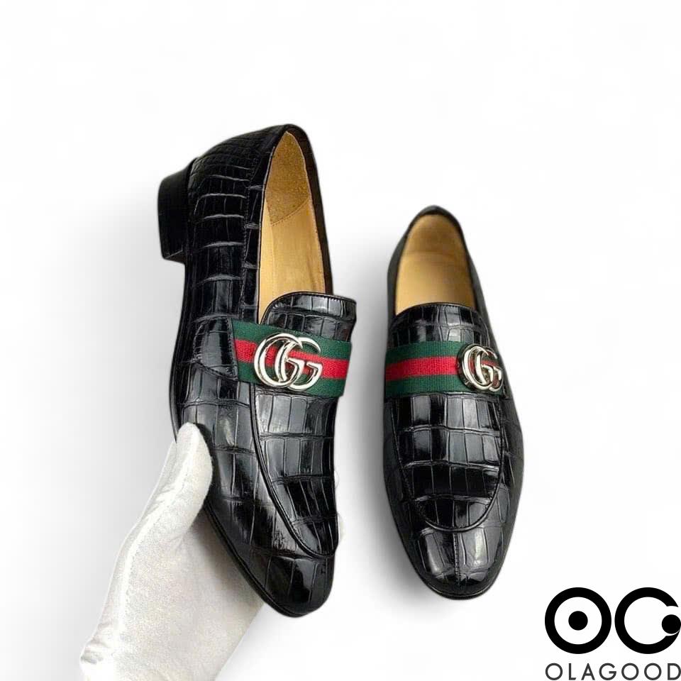Giày nam loafer da cá sấu - GLK0110S - Hình ảnh 5