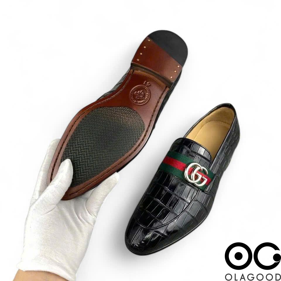 Giày nam loafer da cá sấu - GLK0110S - Hình ảnh 7