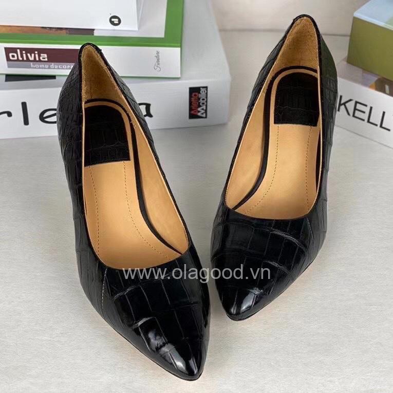 Giày nữ da cá sấu - GNU021S