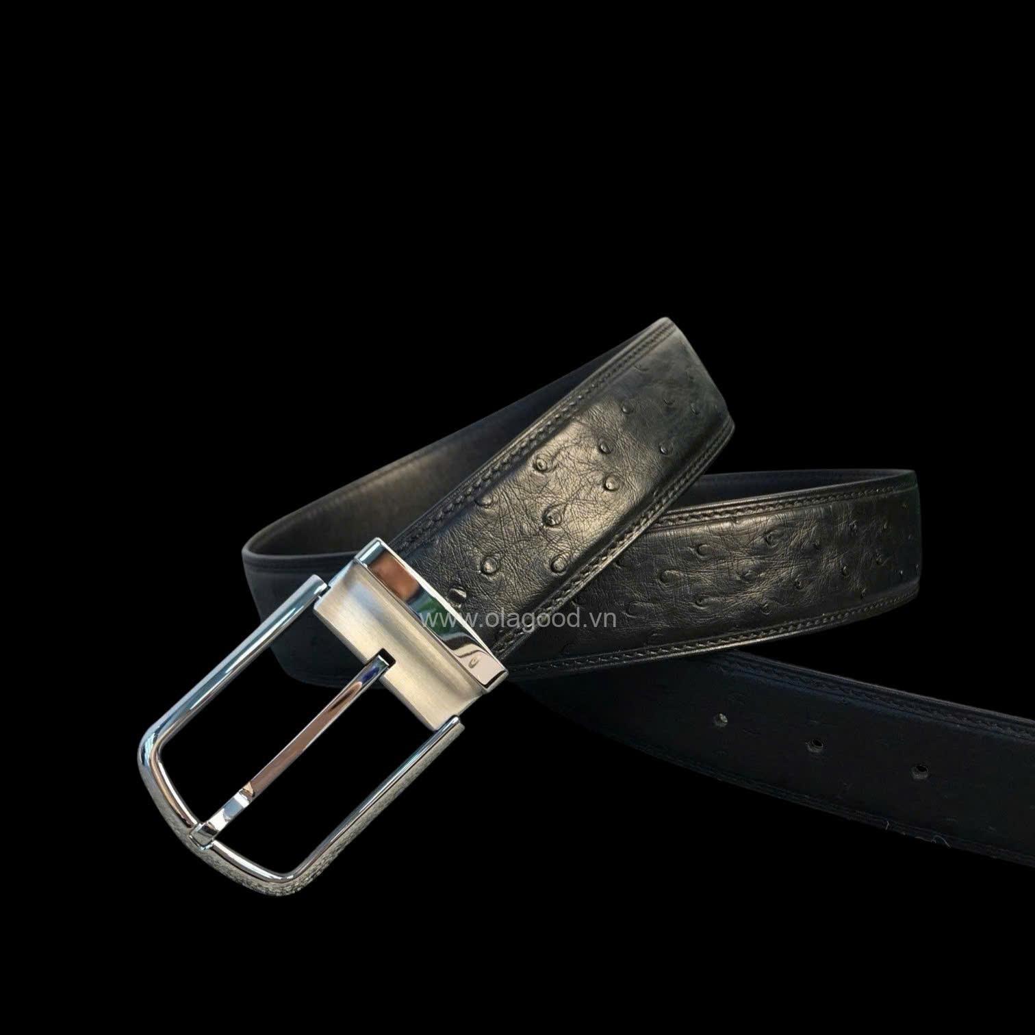 Thắt lưng da đà điểu - TL012D