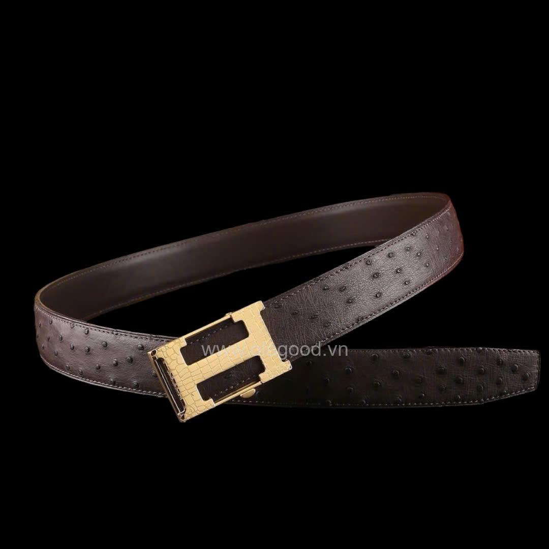 Thắt lưng nam đà điểu - TL015D - Hình ảnh 5