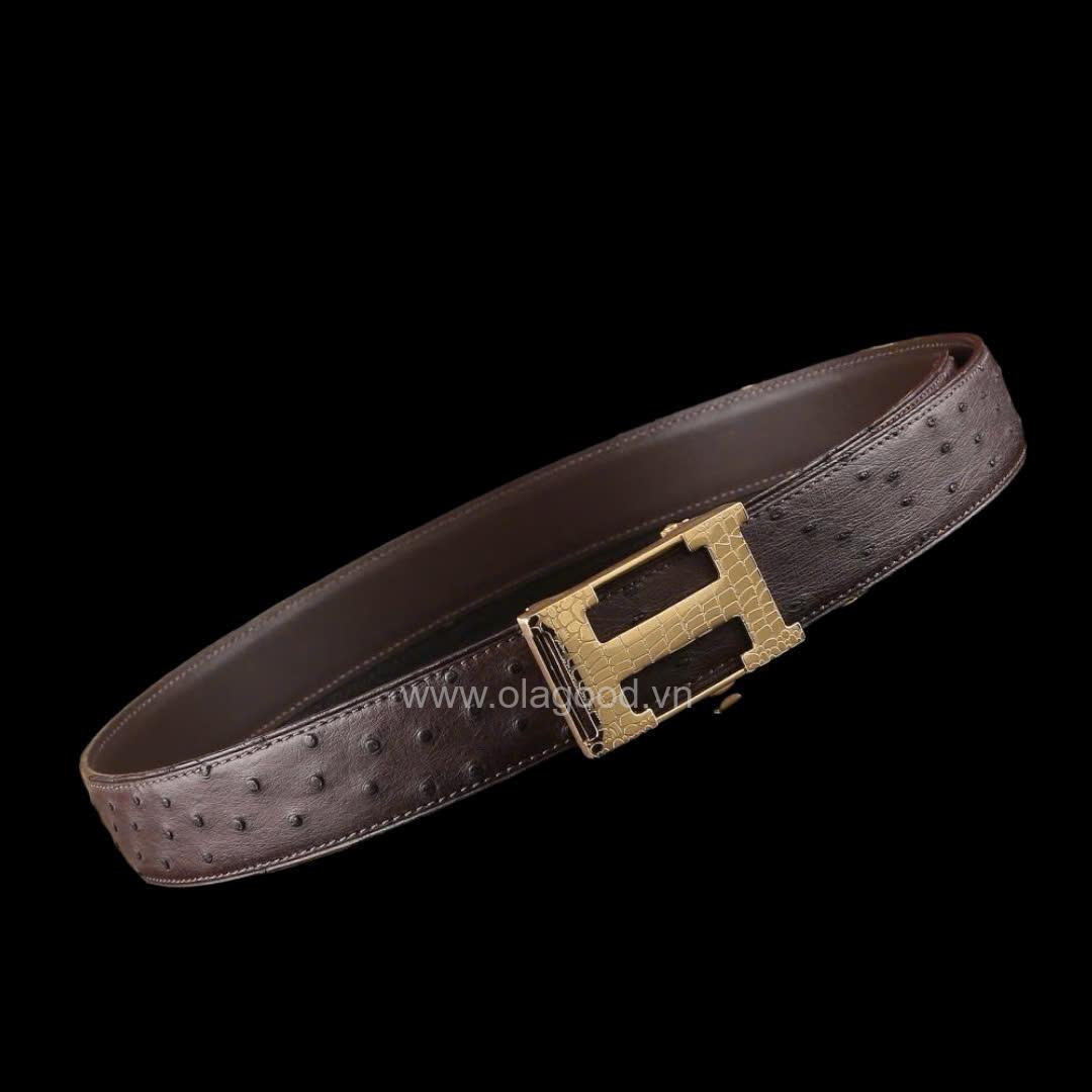 Thắt lưng nam đà điểu - TL015D - Hình ảnh 6