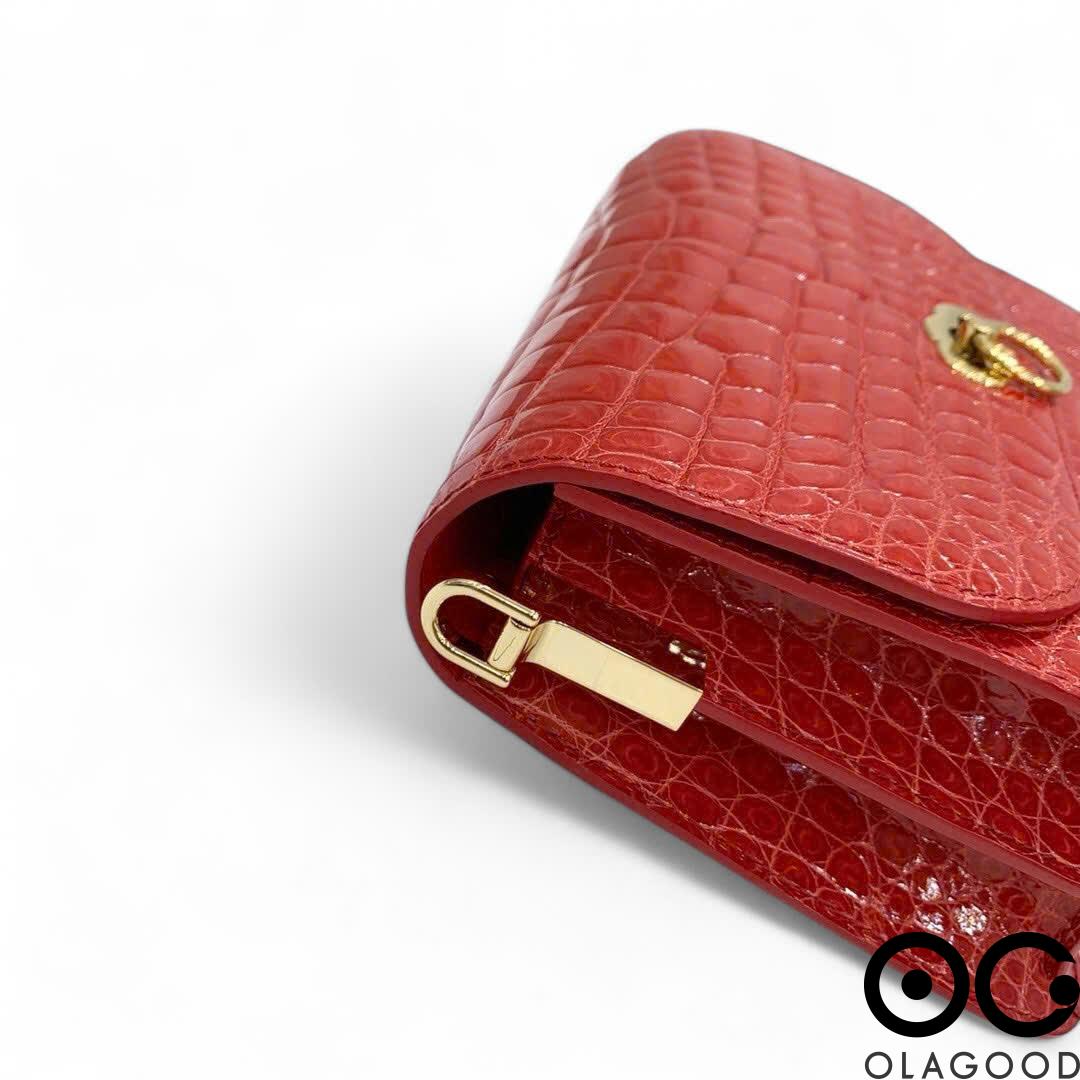 Túi nữ da cá sấu hàng hiệu - TXN0257S - Hình ảnh 13